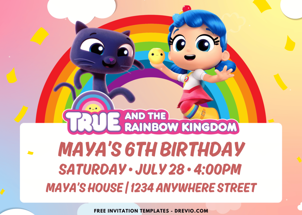 True And Bartleby Birthday Party Invitations