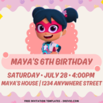 (Free Canva Template) Adorable Zoey Starbeam Birthday Party Kits