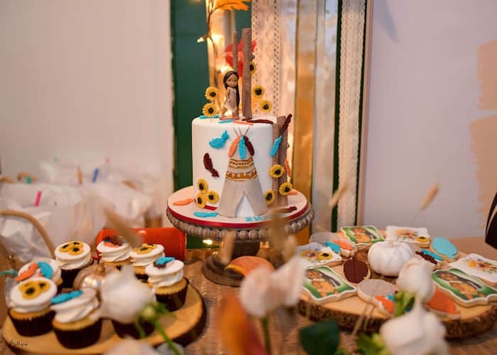 Pocahontas Birthday Cake