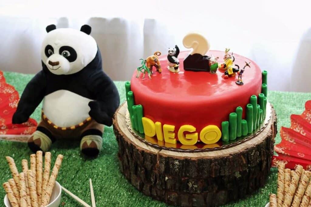 Kung Fu Panda Birthday Cake