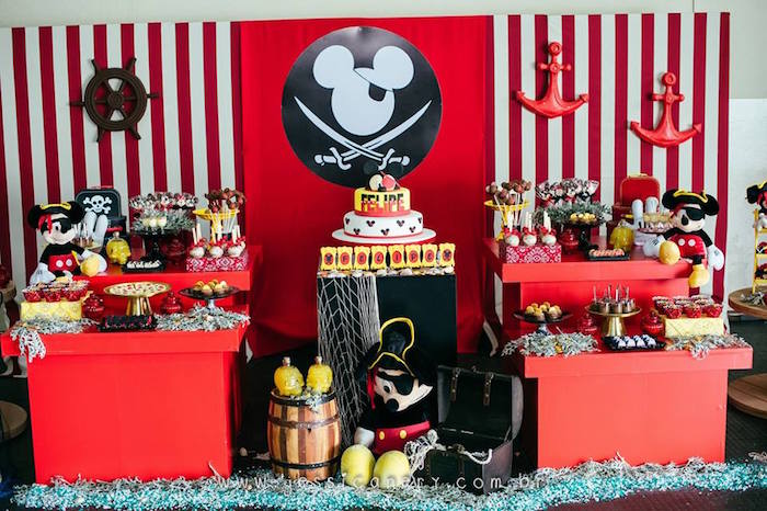 Mickey Mouse Pirate Flag