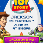 Toy Story Birthday Invitation | Editable Canva Template