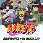 Epic Naruto Shippuden Birthday Invitation | Editable Canva