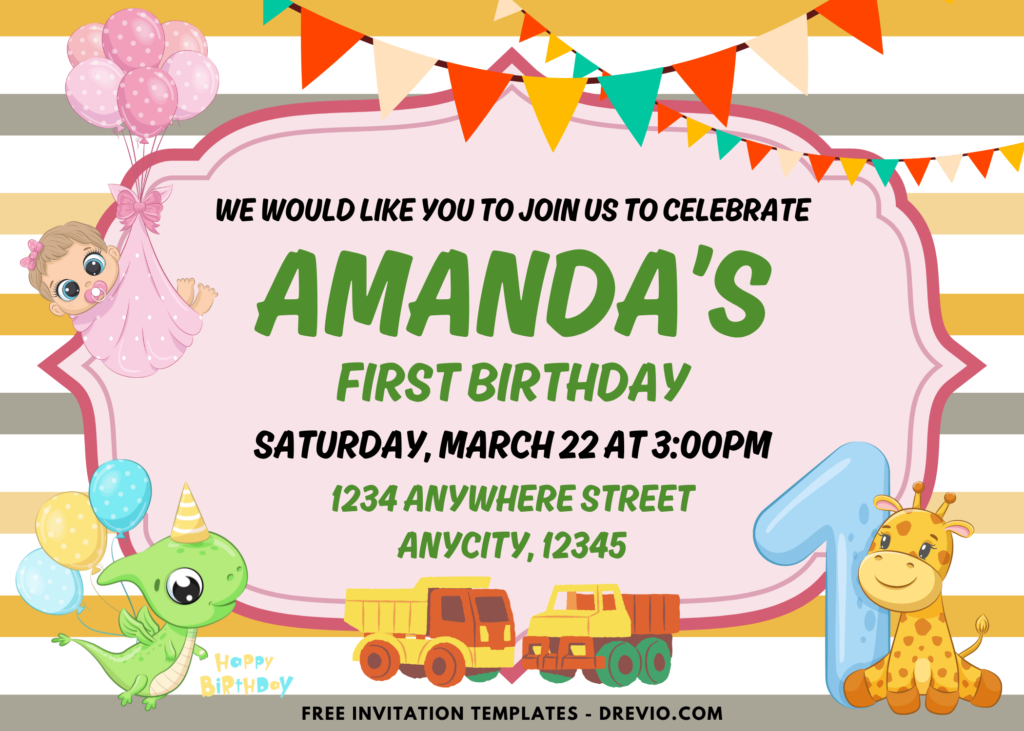 Cutest Party Animal Birthday Invitations