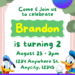 Free Editable Canva | Adorable Donald Duck Birthday Invitation | Instant Download