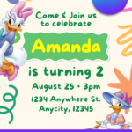 Daisy Duck Birthday Party Ideas (With Fresh Canva Design)