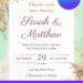 Free Printable Rustic Boho Greenery Wedding Invitation | Instant Download