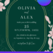Free Editable Magnolia and Peony Flower Wedding Invitation for modern couple