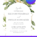 Free Printable Greenery and Poppy floral wedding invitation | Instant Download