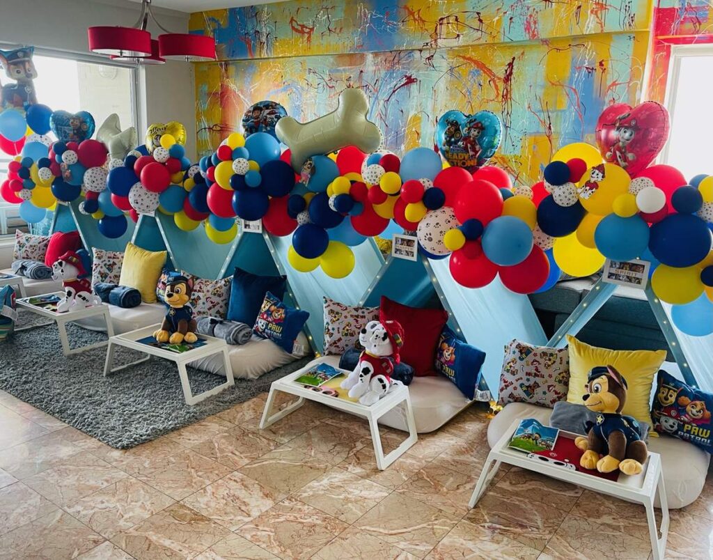 Paw Patrol Movie Night Sleepover Party