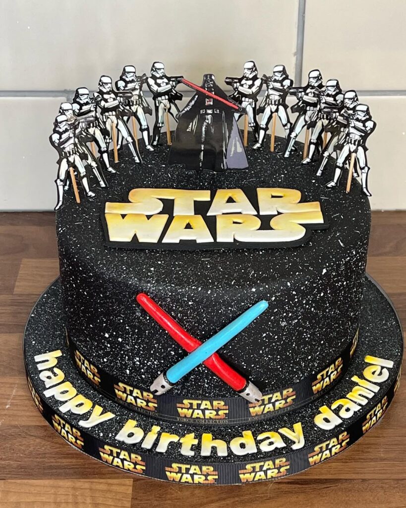 Star Wars Galaxy birthday cake