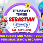 Let’s Party Like PAW Patrol | Editable Canva Templates (Updated)