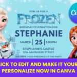 Free Frozen Invitation Templates (With Fresh Editable Canva 2026 Design)
