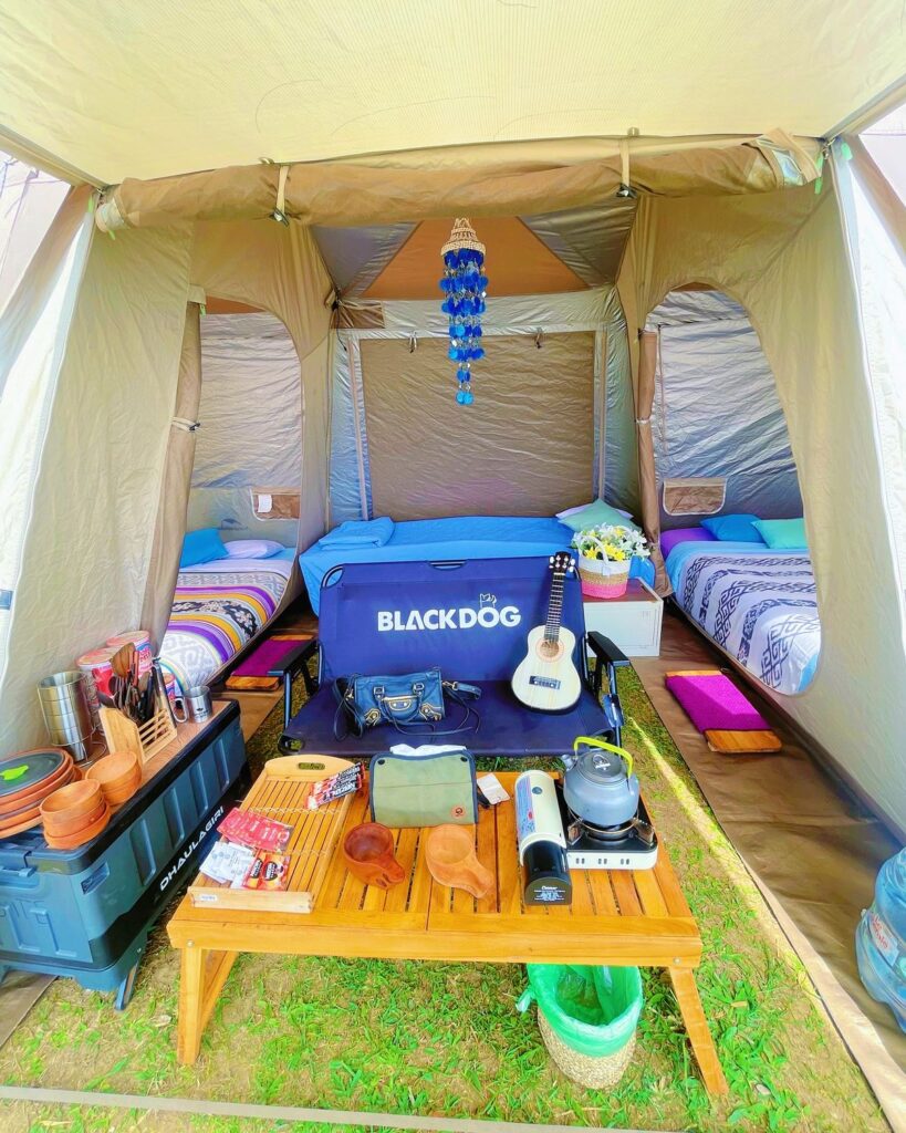 Backyard Camping in the Living Room