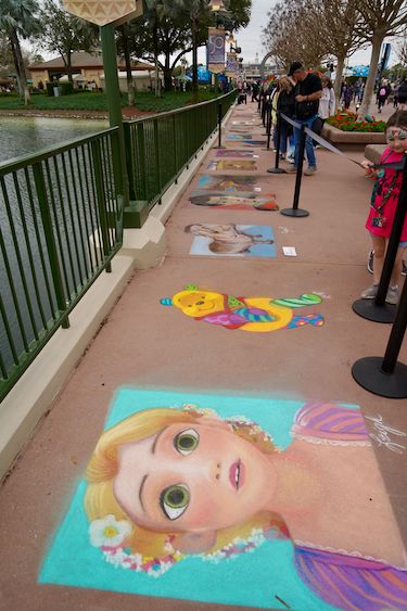 Chalk Art Competitions in Summer
