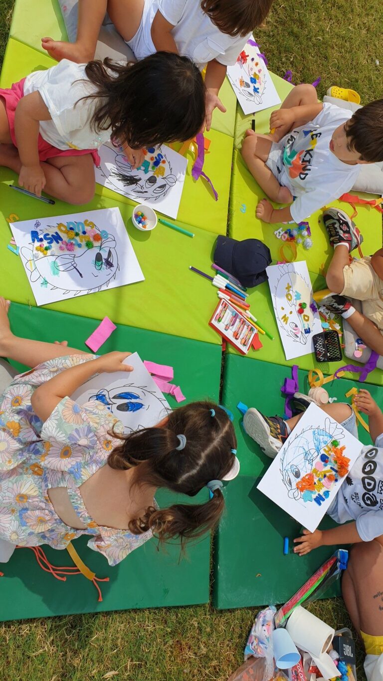 Coloring Pages in Summer with Kids