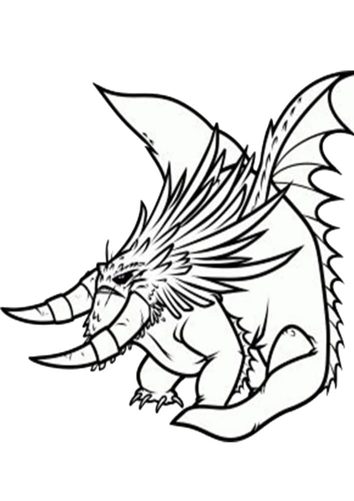 How to Train Your Dragon Coloring pages 2