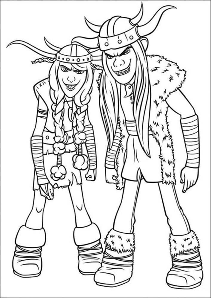 How to Train Your Dragon Coloring pages 3