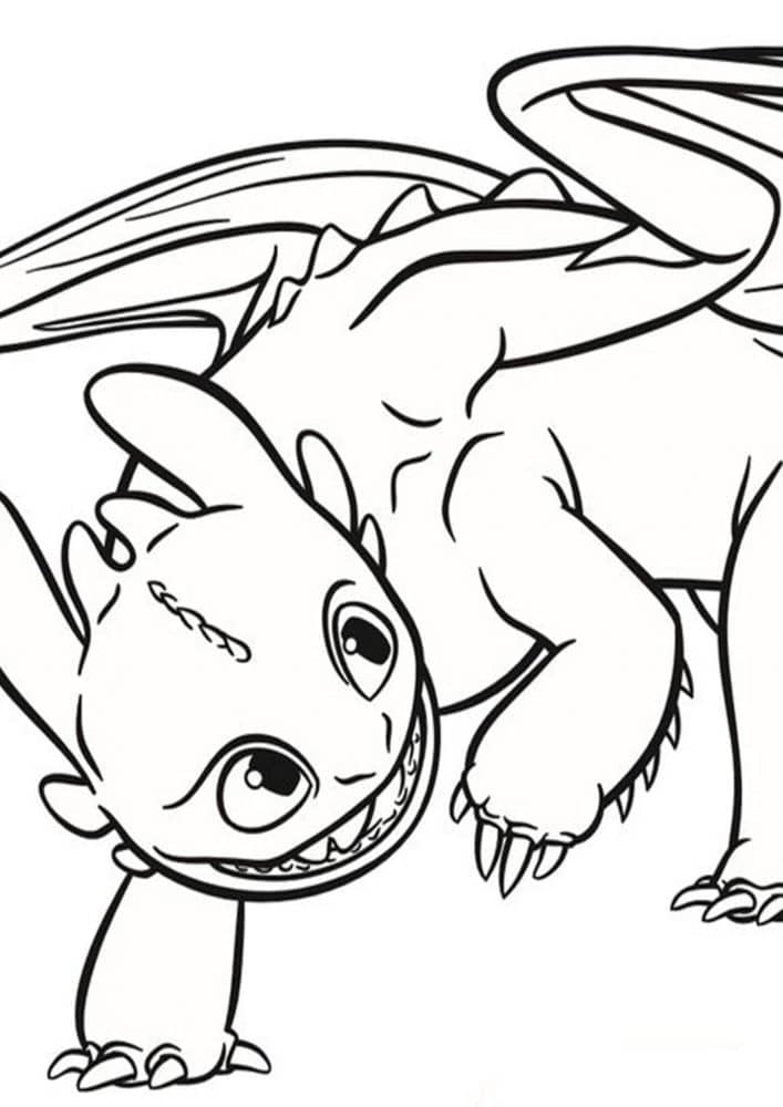 How to Train Your Dragon Coloring pages 5