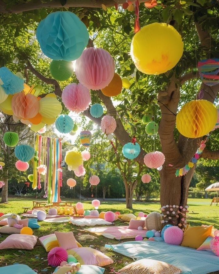 Make-Your-Own Party Decorations in Summer
