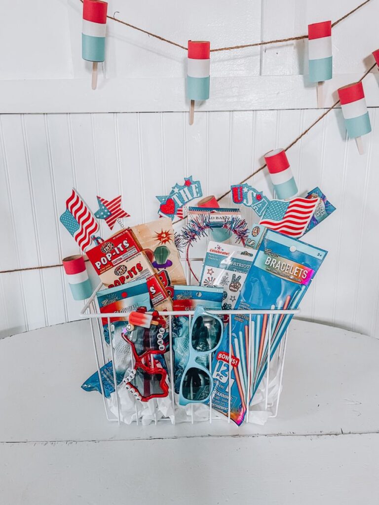 Red, White, and Blue Craft Station