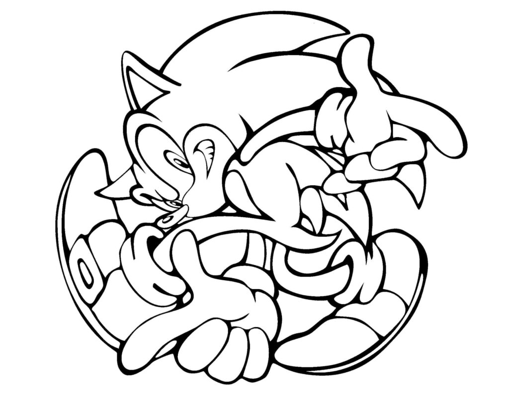 Sonic Coloring Pages 3