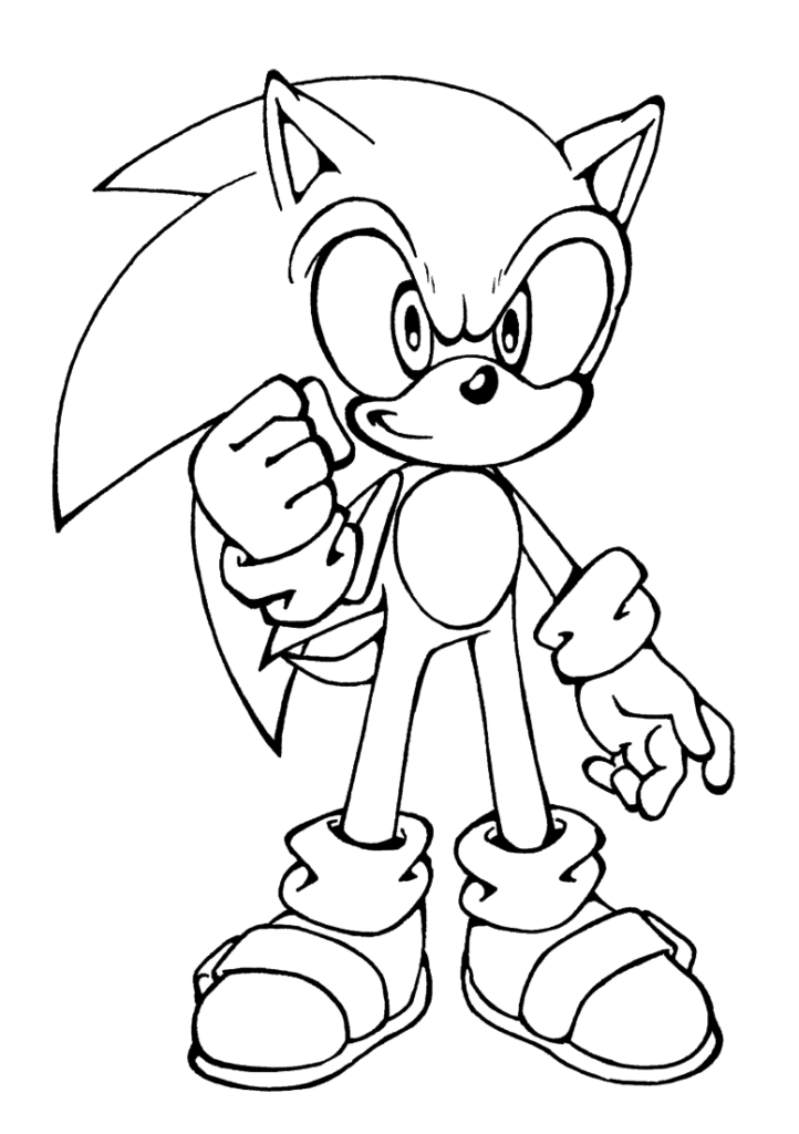 Sonic Coloring Pages 6