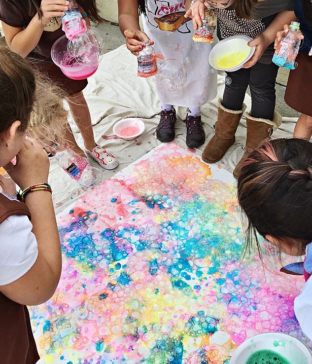 Water Painting in Summer