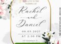 Blushing Botanical Wedding Invitation