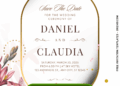 Free Editable Canva | Amaryllis Love Story Wedding Invitation