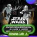 Free Editable Canva | Skywalker Saga Star Wars Birthday Invitation | Instant Download