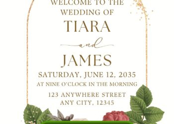 Free and Editable Secret Garden Love Story Invitation Templates Made in Canva. Customize Online for free