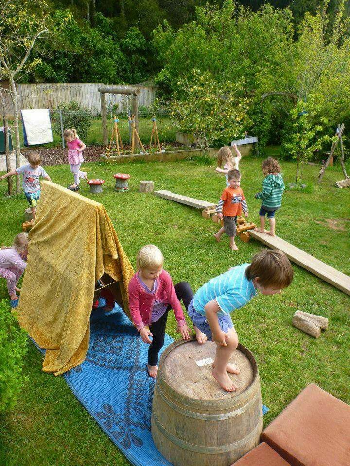 DIY Backyard Obstacle Course in Summer