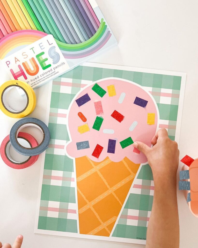 Ice Cream Crafts Ideas for Kids 4
