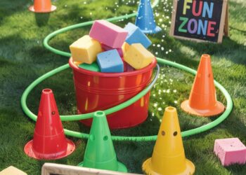 Sponge Toss Splash Games for Kids 1