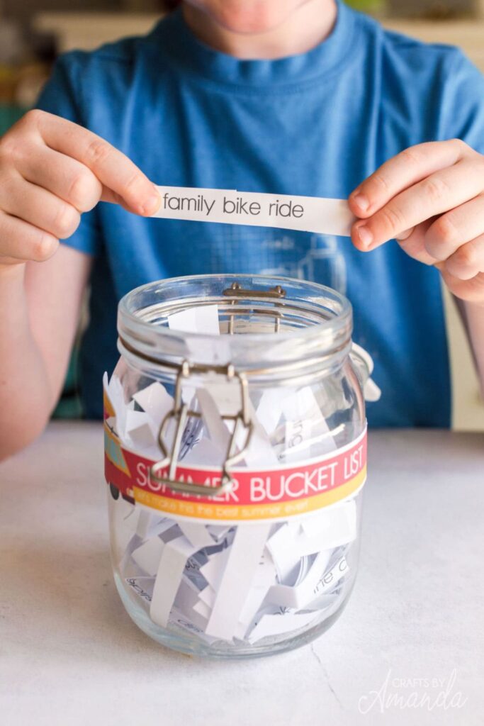 Summer Activity Jar for Kids 1
