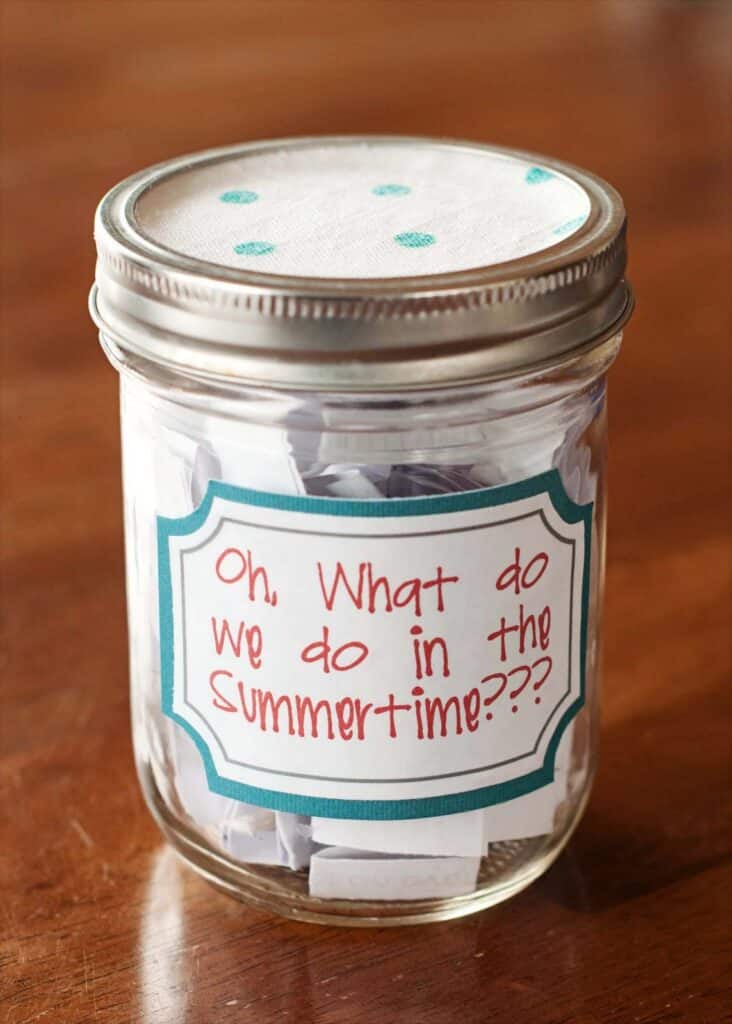 Summer Activity Jar for Kids 5