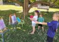 Water Gun Painting Kids Activities in Summer 4