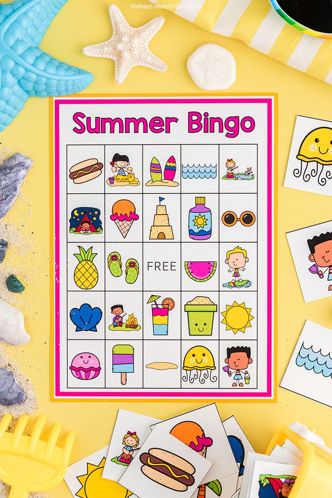 bingo games for kids free printables