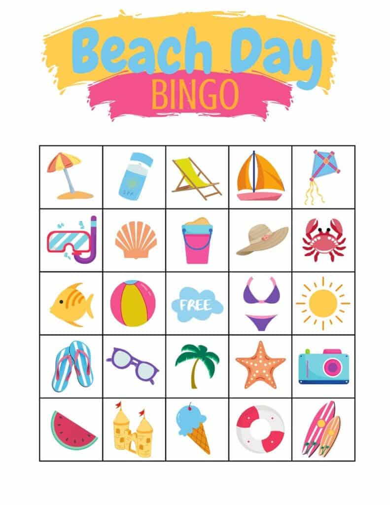 printable bingo game