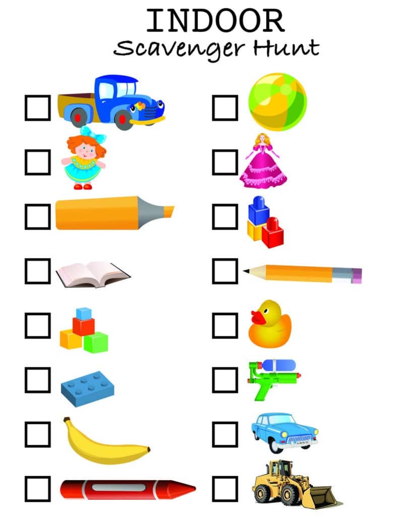 printable scavenger hunt 6