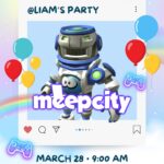 FREE Roblox – MeepCity Birthday Invitation Template