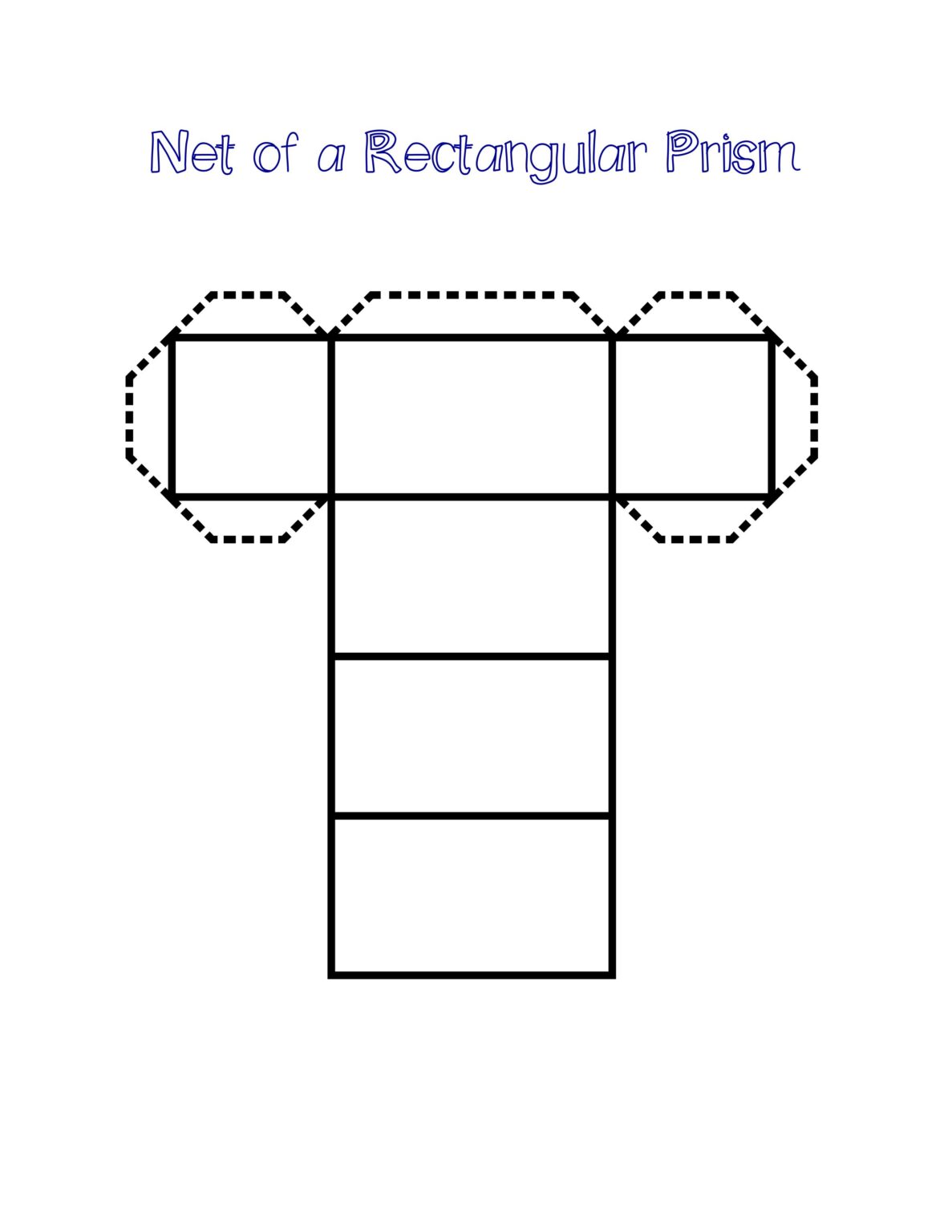 FREE Printable 3D Shape Nets For Kids Learning