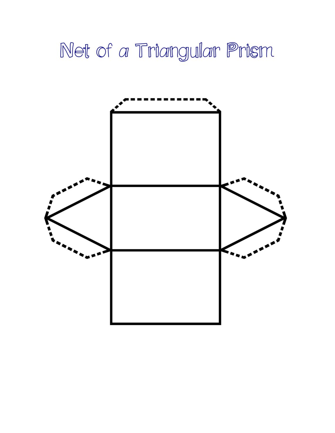 FREE Printable 3D Shape Nets For Kids Learning