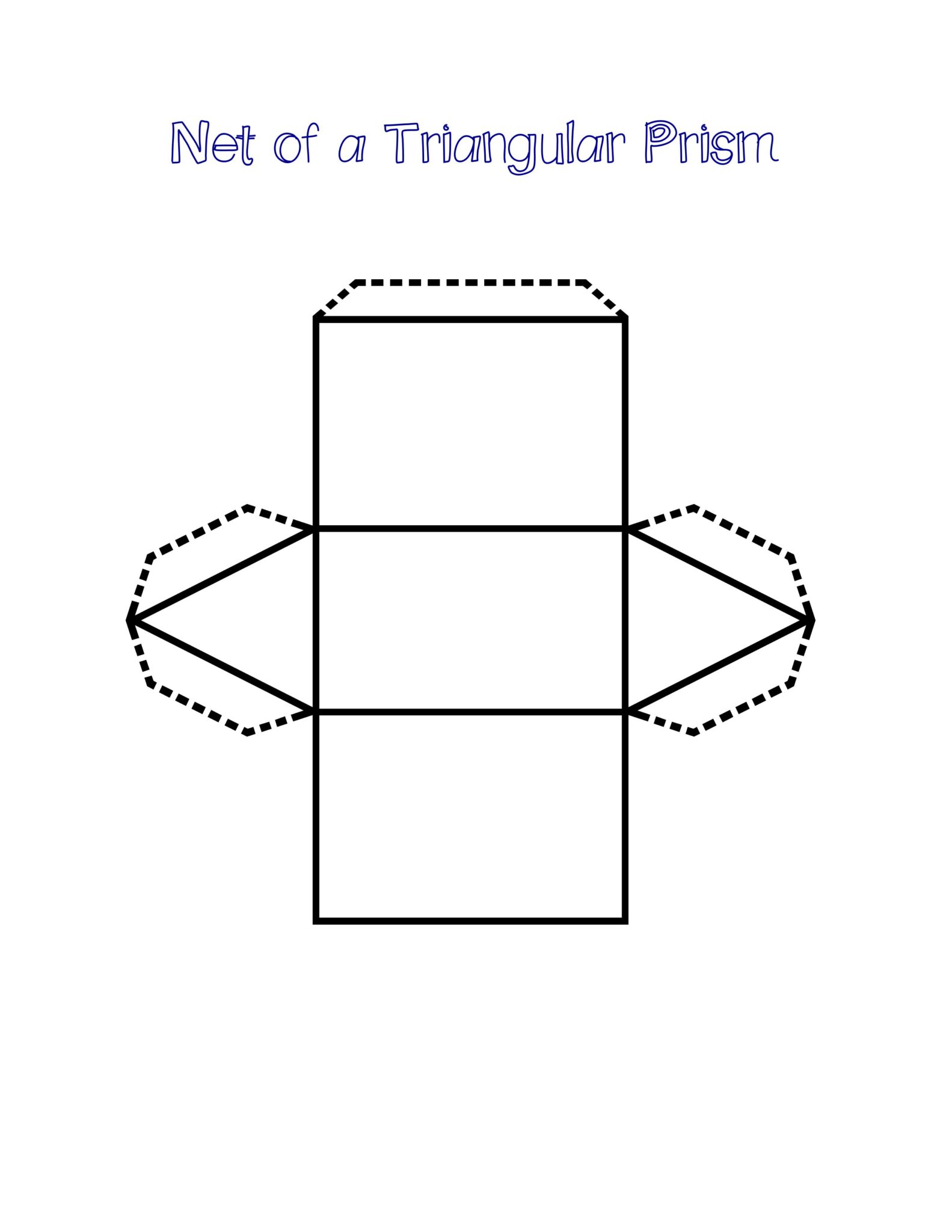FREE Printable 3D Shape Nets For Kids Learning