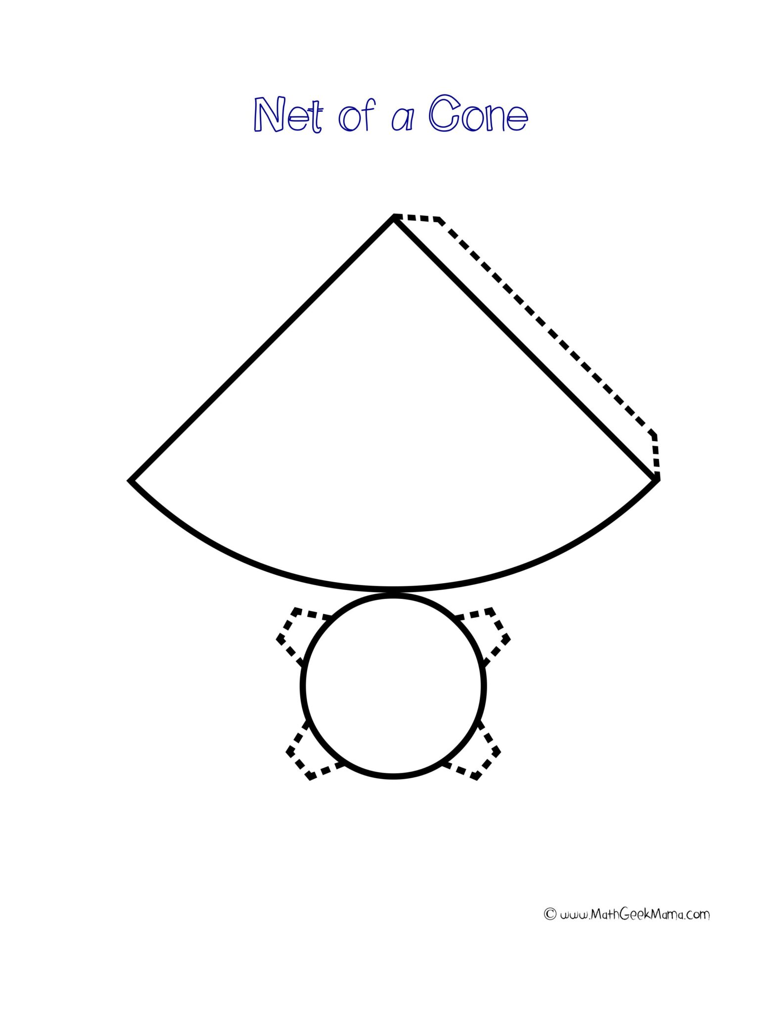 FREE Printable 3D Shape Nets For Kids Learning