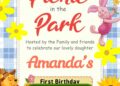 Charming Winnie the Pooh Picnic Invitation for a Perfect Birthday