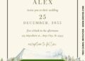 Free Customizable Garden Arch Wedding Invitation Templates Online