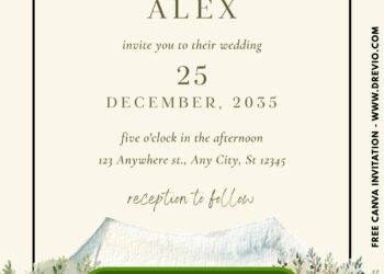 Free Customizable Garden Arch Wedding Invitation Templates Online