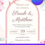 Free Magnolia & Peony Invitation Templates (Editable Canva)